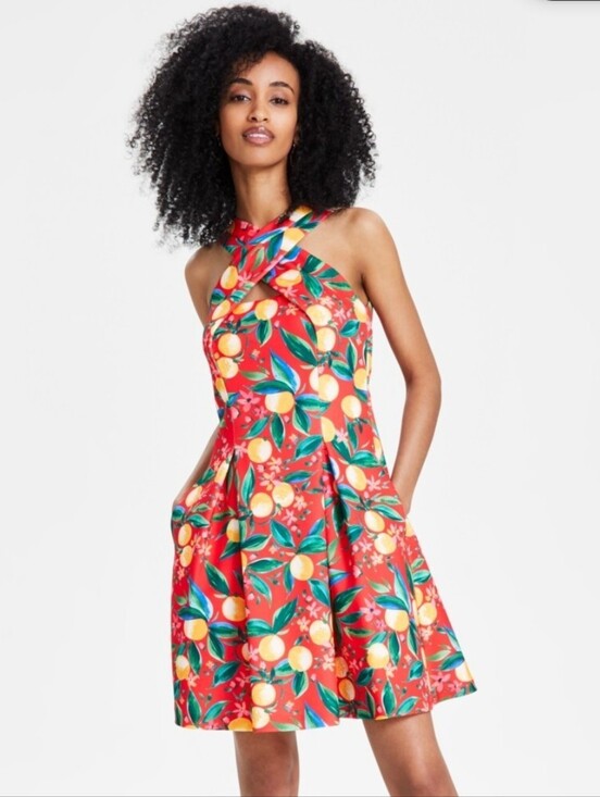 Vince Camuto Dresses & Skirts - NWT Vince Camuto Dress with Citrus Print